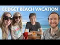 Flying to Destin Florida on a Budget Airbnb Tour First Beach Day Family Travel Vlog