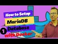 26-How to setup MariaDB Database with Docker - 1 Docker Tutorial for Beginners Hindi