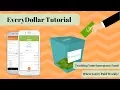 EveryDollar Tutorial Tracking Your Emergency Fund with Weekly Paychecks