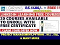 Linkedin Learning Premium Free Course with Certificate Python SQL Excel Free Certificate