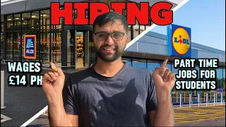 Alert Grocery stores hiring students for part time job Aldi Lidl Sainsbury job step by step apply