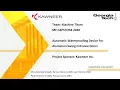 Georgia Tech ME Capstone II Fall 2020 II Machine Titans Expo Presentation