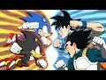 Sonic and Shadow VS Goku and Vegeta - MULTIVERSE WARS! - Full Episode 🥏💥🐉