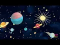 10 Hours Baby Sleep Music 🚀 Calm Space Lullaby & Stars | Relaxing Bedtime Piano All Night