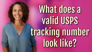 What does a valid USPS tracking number look like