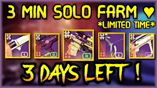 3 Min Solo Farm Last Wish Loot Red borders - Guide for all Classes 3 Days Left Destiny 2