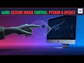 Hand Gesture Mouse Control Python OpenCV MediaPipe PyAutoGUI