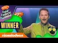 Video di Chris Pratt Gets Slimed & Wins "Favorite Butt-Kicker" for Jurassic World | 2019 Kids' Choice Awards
