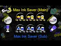 Max Ink Saver - Splatoon 3 Ability Stacking