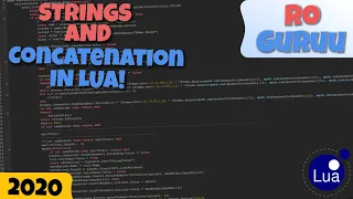 Roblox Scripting Strings and Concatenation Very Easy Learning Lua Part 6