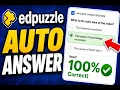 Edpuzzle Auto Answer 2026 Get Every Answer and Finish Any Instantly