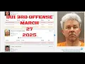Ada County Idaho Arrests March 27 2025 DUI 3rd offense