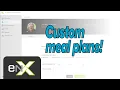 Creating custom Meal Plans in seconds Evolution Nutrition