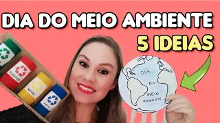 SEMANA DO MEIO AMBIENTE || 5 Dicas de Atividades para trabalhar com as crianças da Educação Infantil
