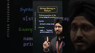 String Slicing in Python