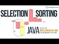 Selection Sorting Java implementation Sorting Algorithms CodingPal org