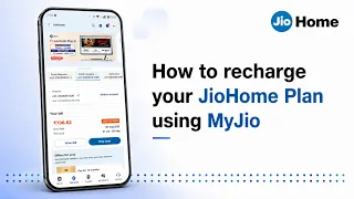 How to recharge you JioHome Plan using MyJio