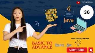 Mastering Exception Handling in Java Using throw and throws