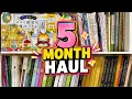 What I Bought in 5 Months Massive Adult Coloring Book Haul Flip Through
