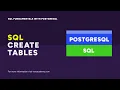 Defining and Managing Tables with SQL SQL Fundamentals with PostgreSQL