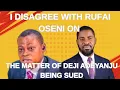 Download Lagu Ik ben het niet eens met Rufai Oseni over de kwestie van de aanklacht tegen Deji Adeyanju