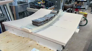 7 May 2023 More lamination on the deck