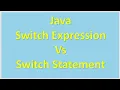 Java Switch Expression Vs Switch Statement