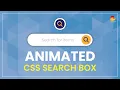 Awesome CSS Search Box Using HTML And CSS CSS Animated Search Box Code Nepal Tutorial