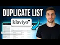 How to Duplicate List in Klaviyo 2026 Quick Easy