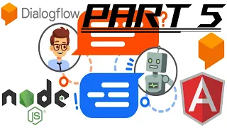 ChatBot App using Angular Node js Dialogflow - Part 5 Final Touches Execution