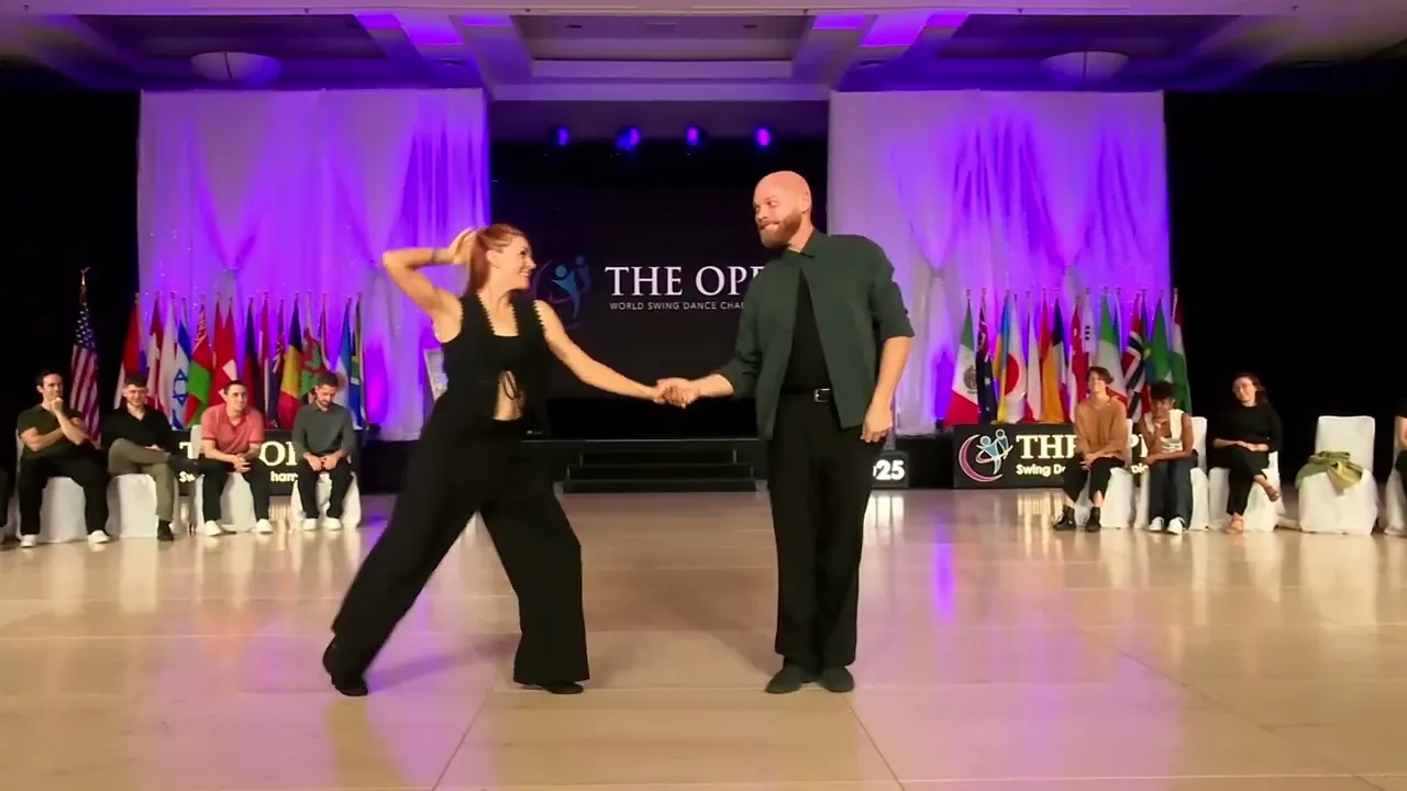 Olivier Massart and Alyssa McKeever - 4th Place Jack & Jill Swing - Champions - The Open 2025