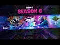 FREE Fortnite Season 6 Themed Banner Template Photoshop