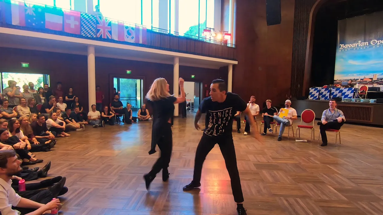 Hugo Miguez & Courtney Adair - 3rd place Champions Jack&Jill - Bavarian Open 2019