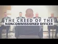 The NCO Creed