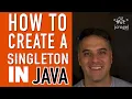 How to create a Singleton in Java