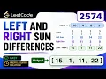 Leetcode 2574 Left and Right Sum Differences