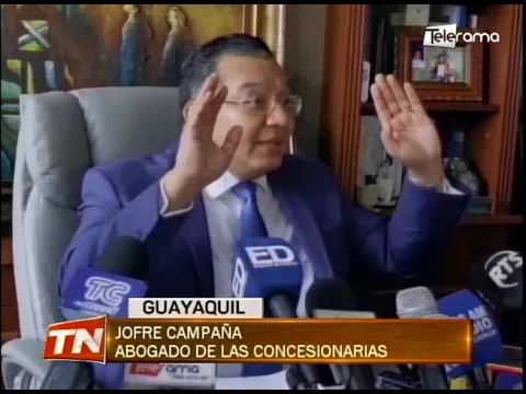 Prefectura del Guayas terminó contrato de concesión con CONCEGUA y CONORTE