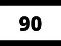 90 Second Countdown Timer White Screen With Sound Effect