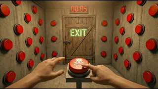 Playing 100 Button Door… But Only ONE Button Lets Me Escape 🤔😨 | Button Prison