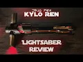 Kylo Ren Neopixel Lightsaber Review Pach Works Proffie Crossgaurd Replica