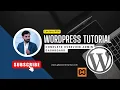 WordPress Dashboard Overview Complete Guide Lecture 04