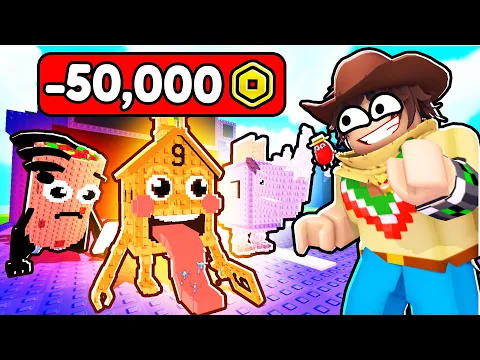 Video Thumbnail: Gasté 50,000 ROBUX para OBTENER BRAINROTS SECRETOS... 💀🌻🌵 SILVIOGAMER en PLANTAS vs BRAINROTS