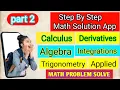 Symbolab MSc Math Assignments Solution Application any type math solver part 2