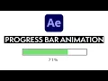 Progress Bar Animation Tutorial in After Effects 2022