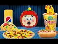 Download Lagu Lego Food Eating Show With Hotdog, Noodles, Etreme Cheesy | ASMR Video