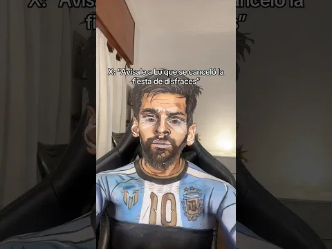 POV: no te avisan que se suspendió la fiesta de disfraces