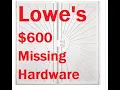 Installing double door security from Lowe s