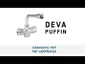 Deva methven puffin PUF130 - replacing the tap cartridges repair leaking tap