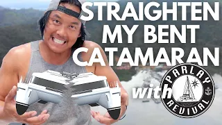 Straighten Your Bent Catamaran in 8 Simple Steps – Cracked Bulkheads on Lagoon 450