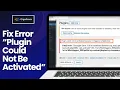 Fix Plugin Could Not Be Activated Because It Triggered a Fatal Error